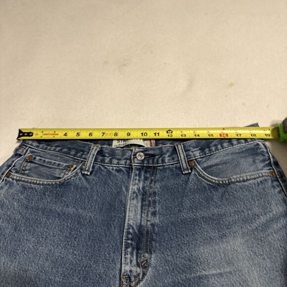 Levis 505 Straight Leg Jeans Mens 38x30 Blue Regular Fit   Made in USA - Picture 3 of 10